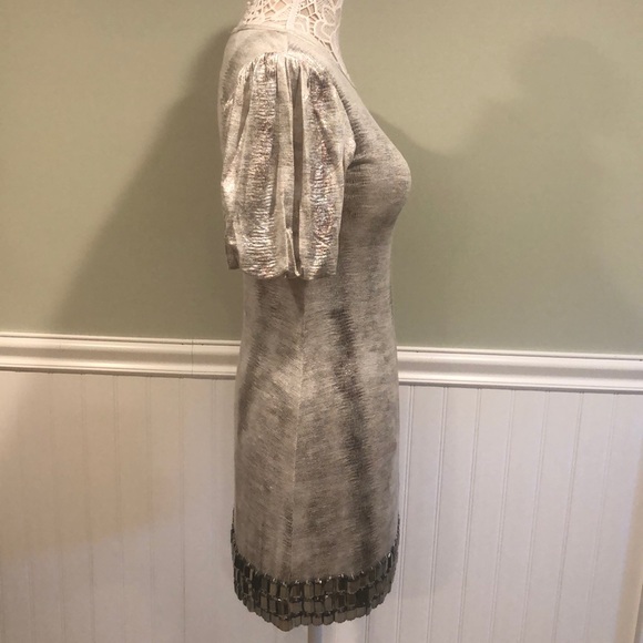 The Collection by SaraSara Silver Bling Mini Dress - Picture 3 of 8